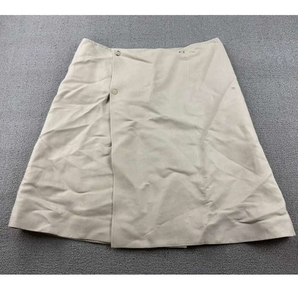 Burberry Cream A-Line Skirt